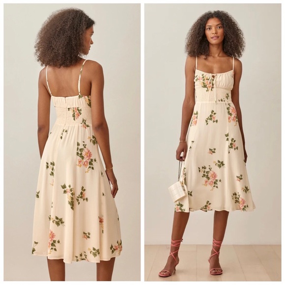 Reformation Dresses & Skirts - Reformation Bran Midi Dress In Marcona